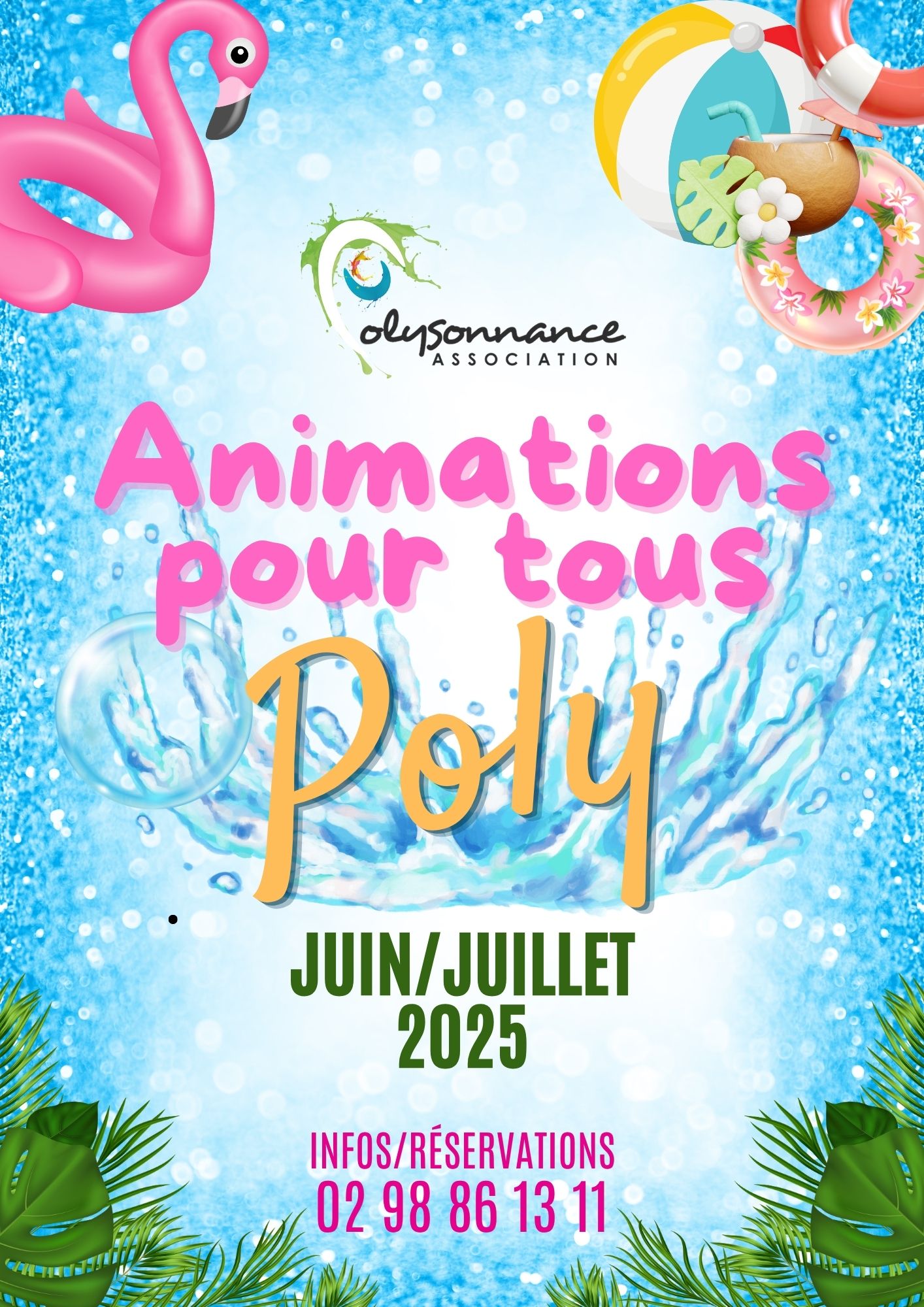 Avec l’été qui pointe son nez, voici le programme des animations pour Juin et Juillet 2025 avec Polysonnance !