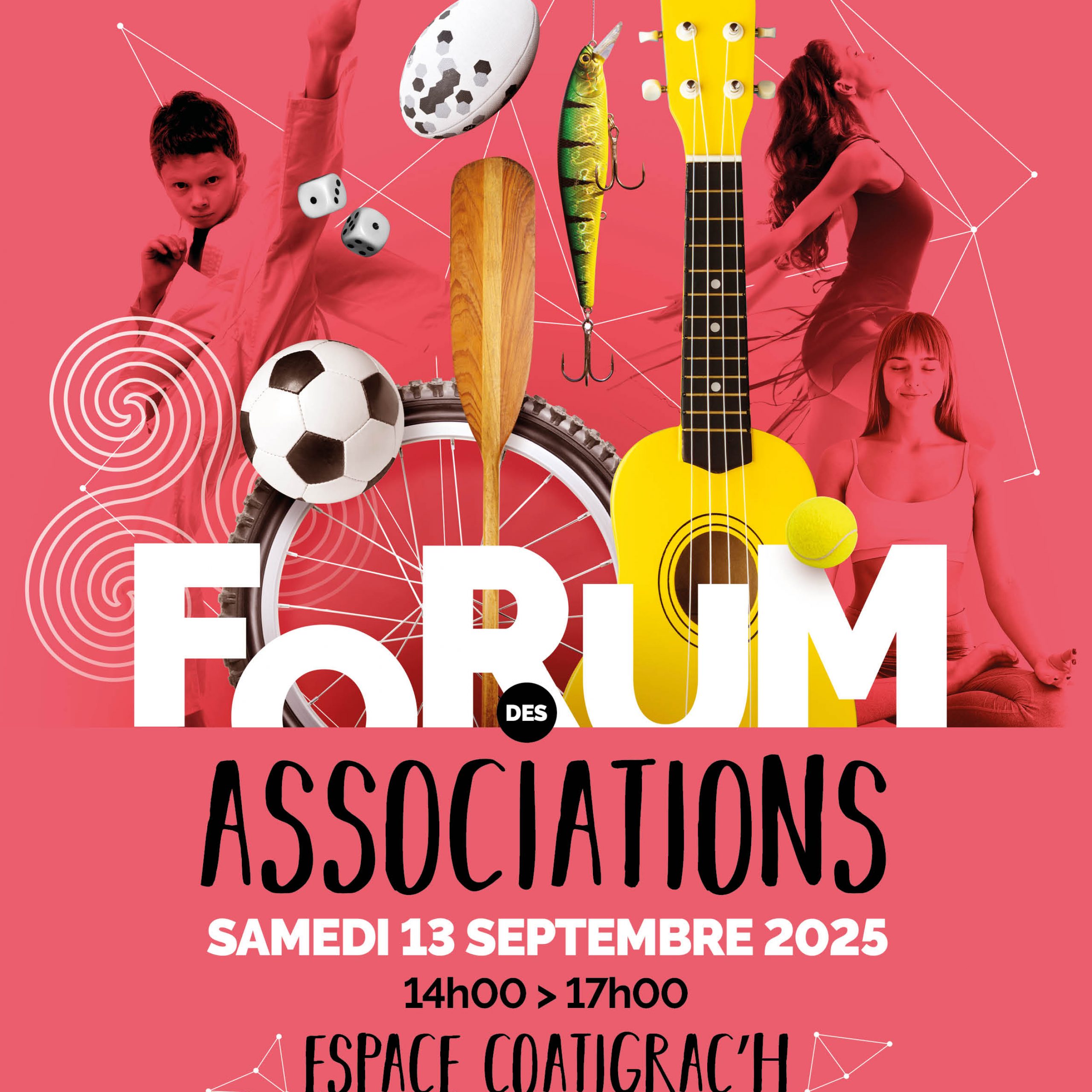 Forum des Associations à Châteaulin le samedi 13 septembre 2025 de 14h à 17h