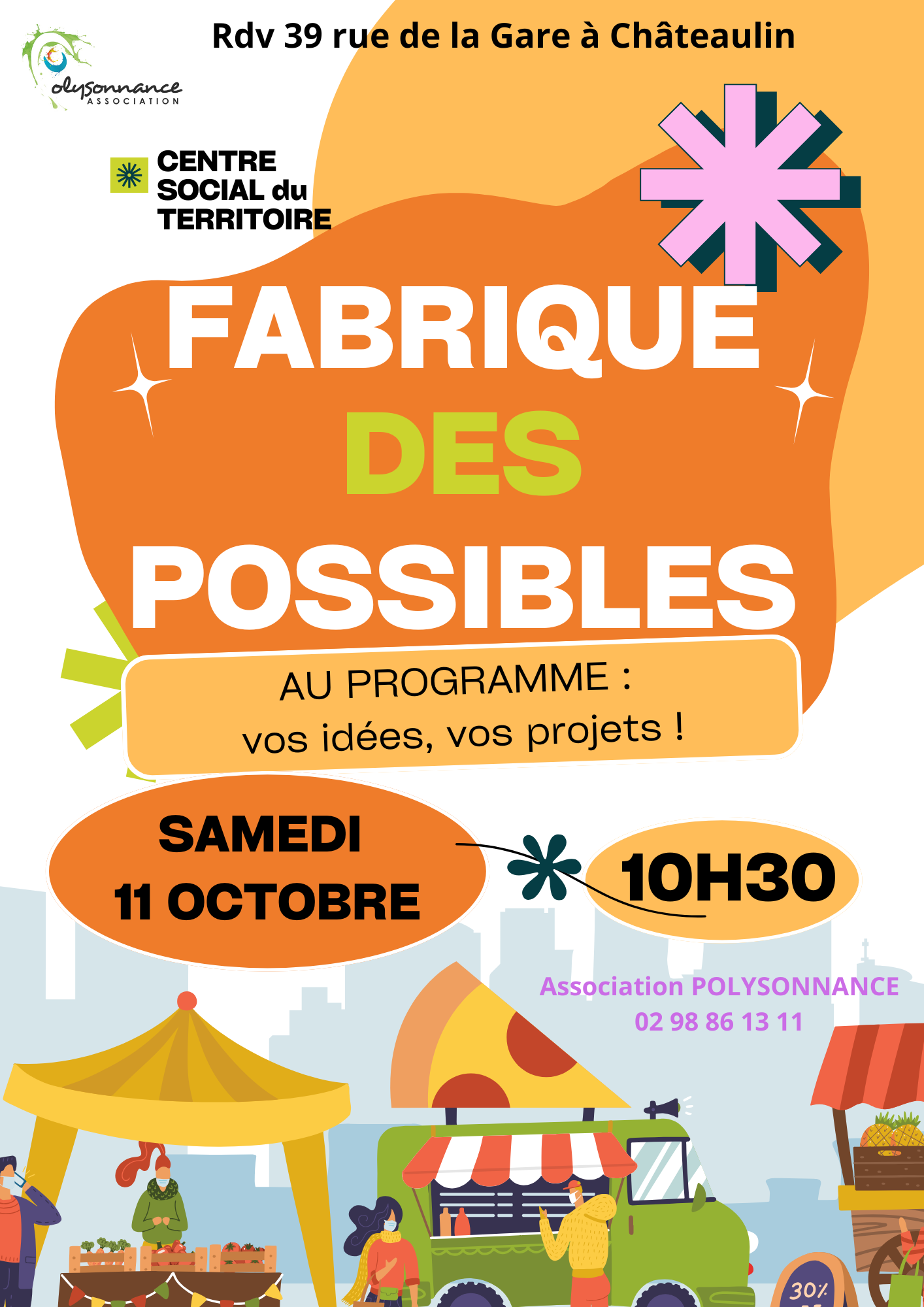 On ne s’arrête plus d’imaginer, de rêver avec vous! Prochain RDV de la Fabrique des possibles le samedi 11 octobre à 10h30 au 39 rue de la Gare