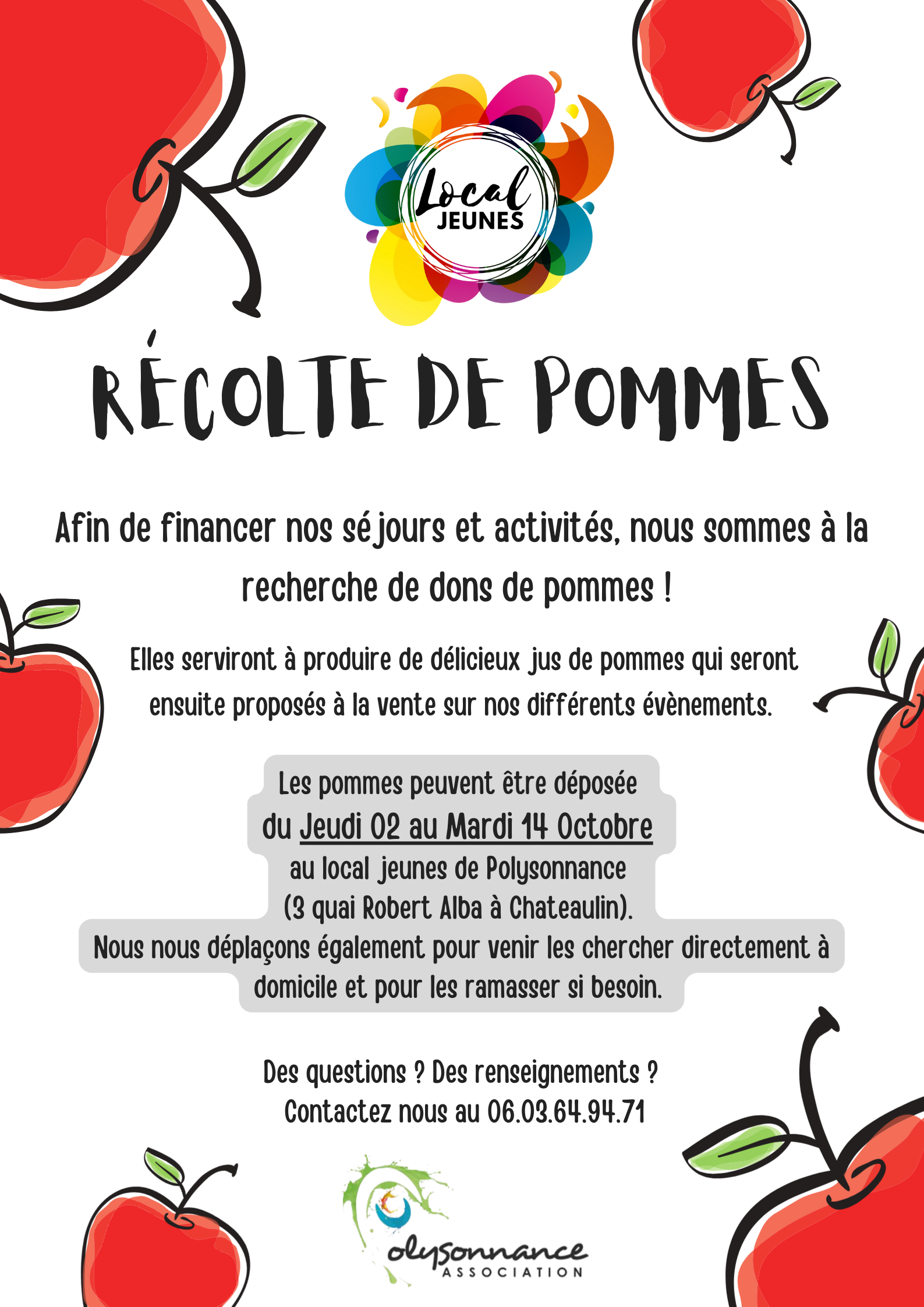 Récolte de Pommes
