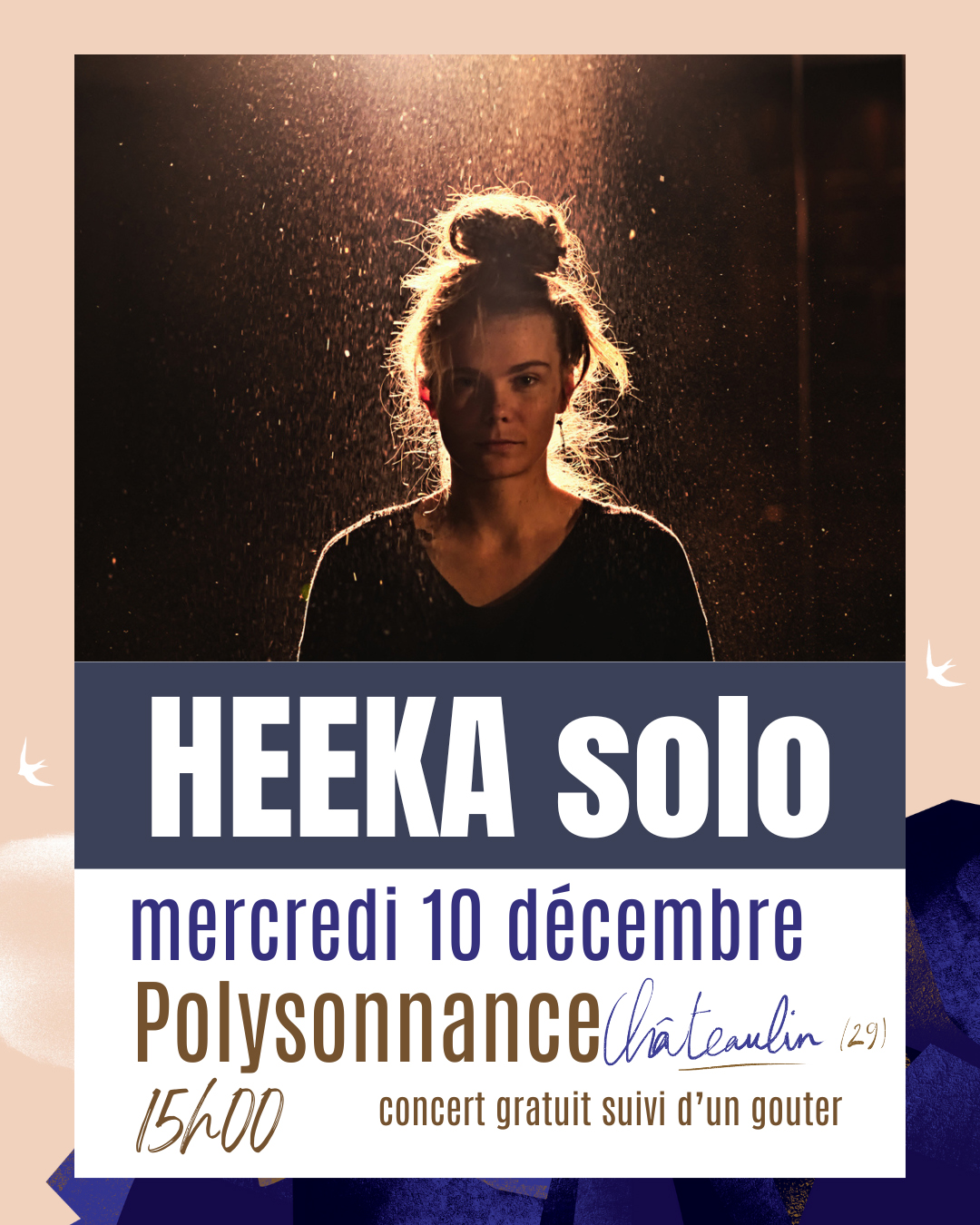 Embarquez dans un univers poétiquement Rock’n Roll le mercredi 10 décembre à 15h. Inscriptions: 02 98 86 13 11