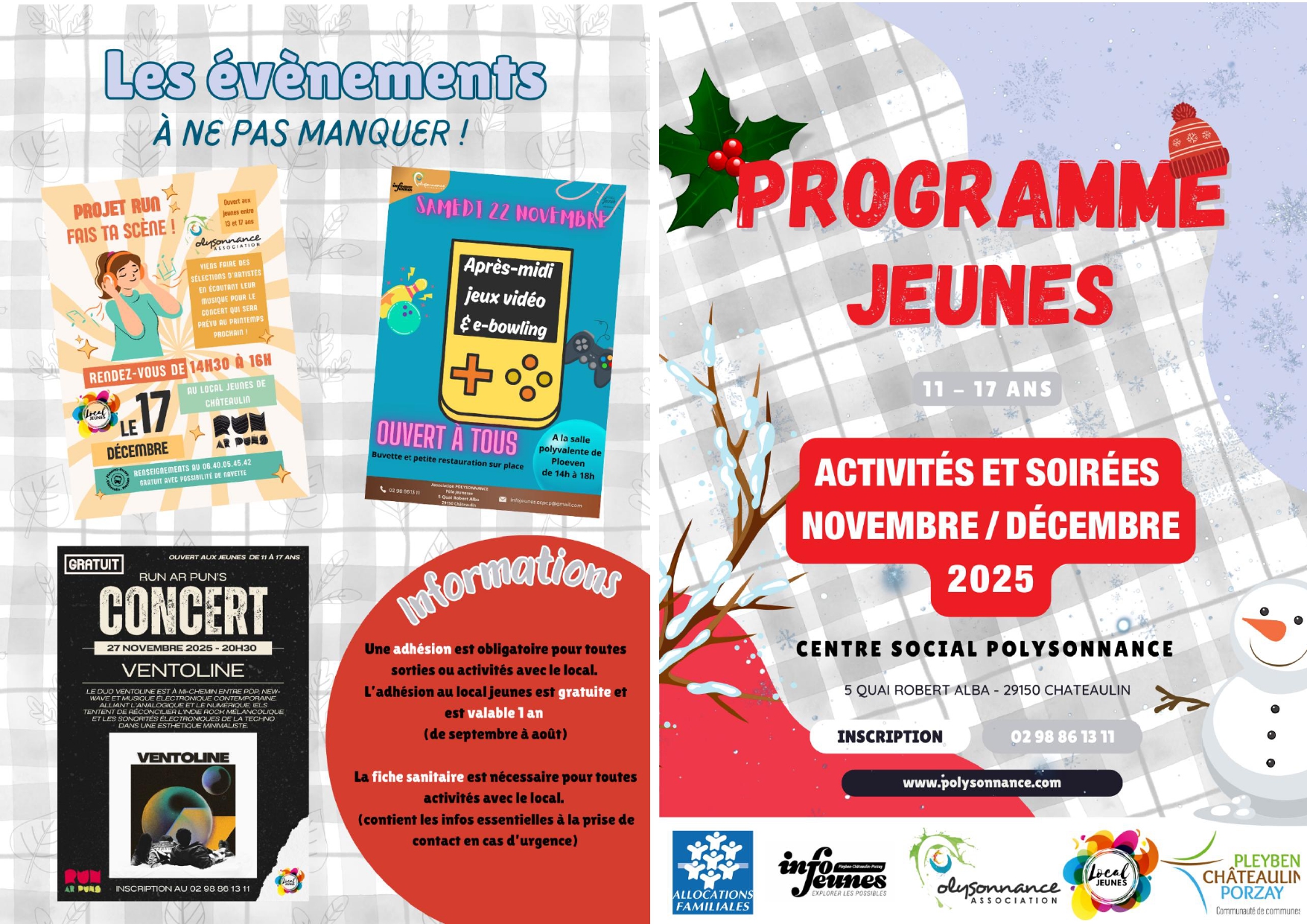 Le nouveau programme Jeunes est arrivé!!!
