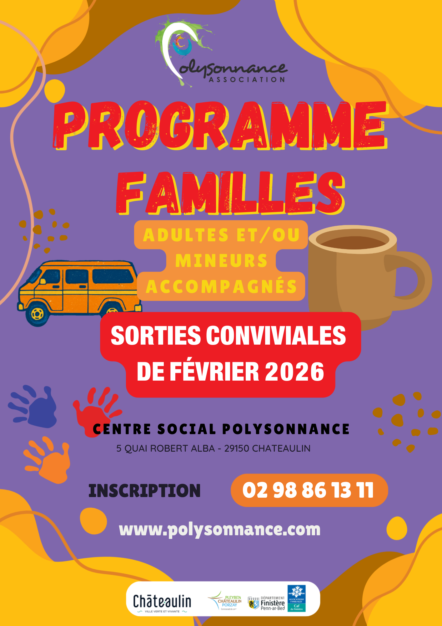 Voici le Programme des activités en famille à Polysonnance pour le mois de Février!