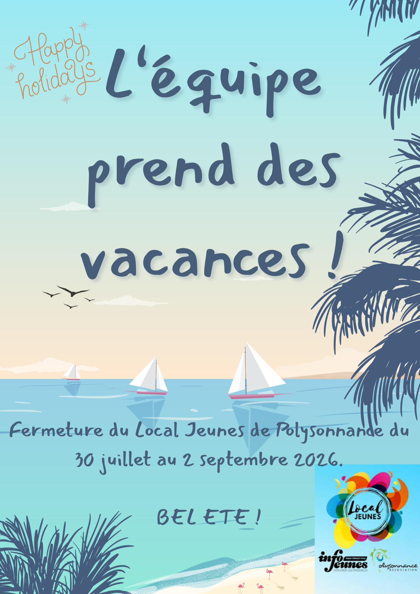 Vive les vacances!!!
