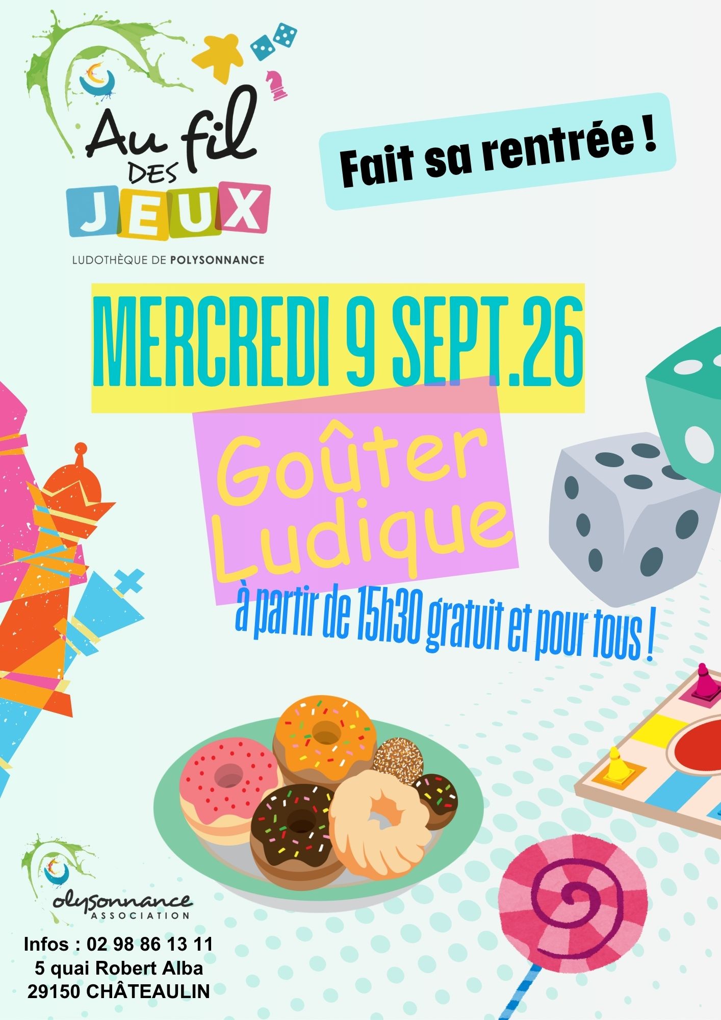 La ludothèque vous attend avec plein de surprises le mercredi 9 septembre!!!